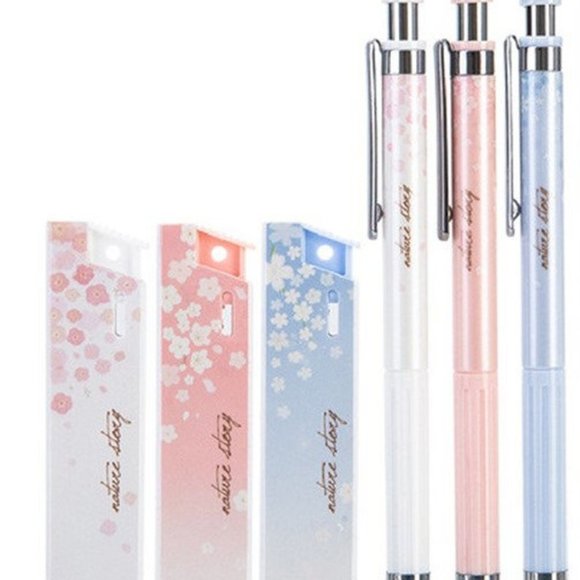 Pastel Sakura Mechanical Pencil & Pencil Leads Set - Picture 5 of 7